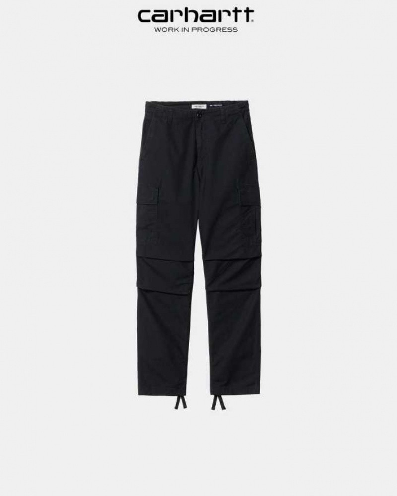 Noir Carhartt Wip Cargo Pant - Danmark QLR-5101329