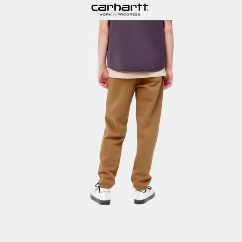 Marron Carhartt Wip Chase Sweat Pant - Danmark XYM-0786554