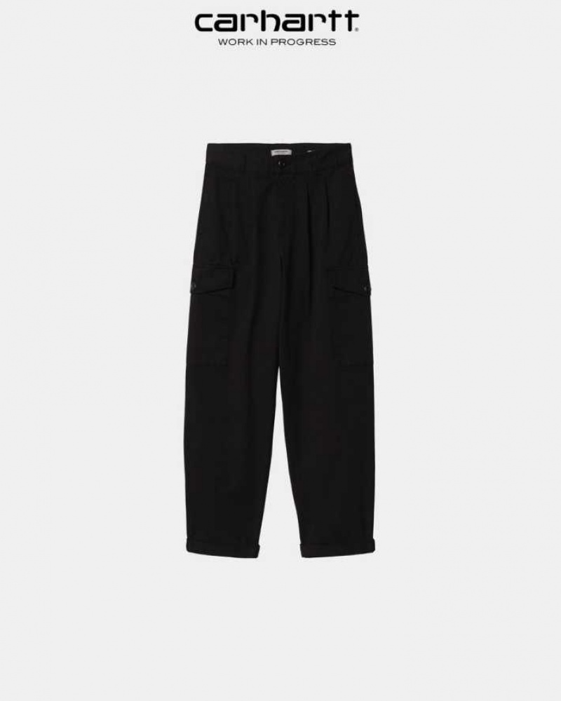 Noir Carhartt Wip Collins Pant - Danmark MBX-2047113