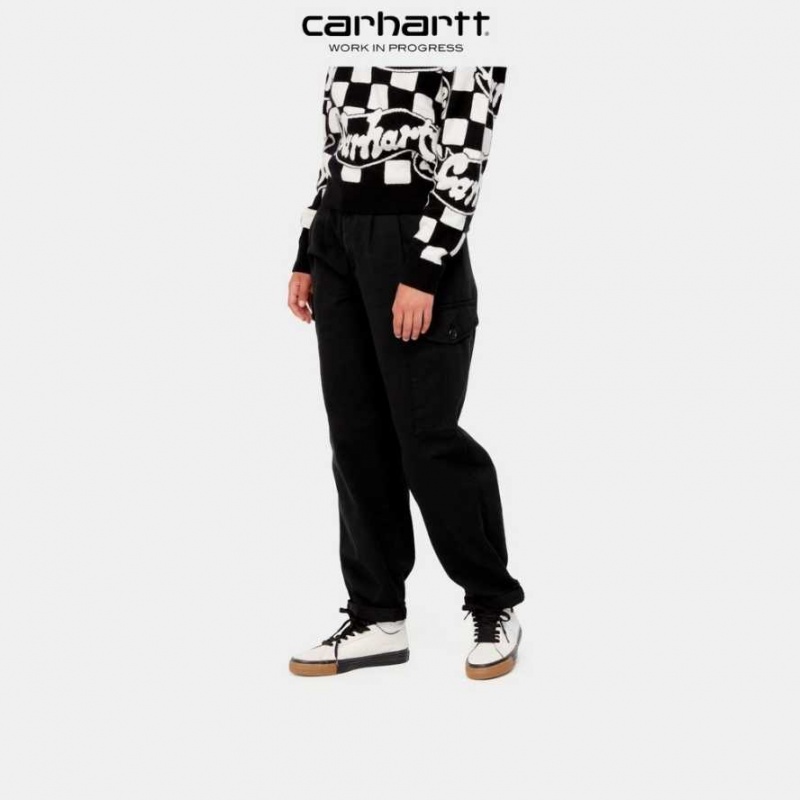 Noir Carhartt Wip Collins Pant - Danmark MBX-2047113