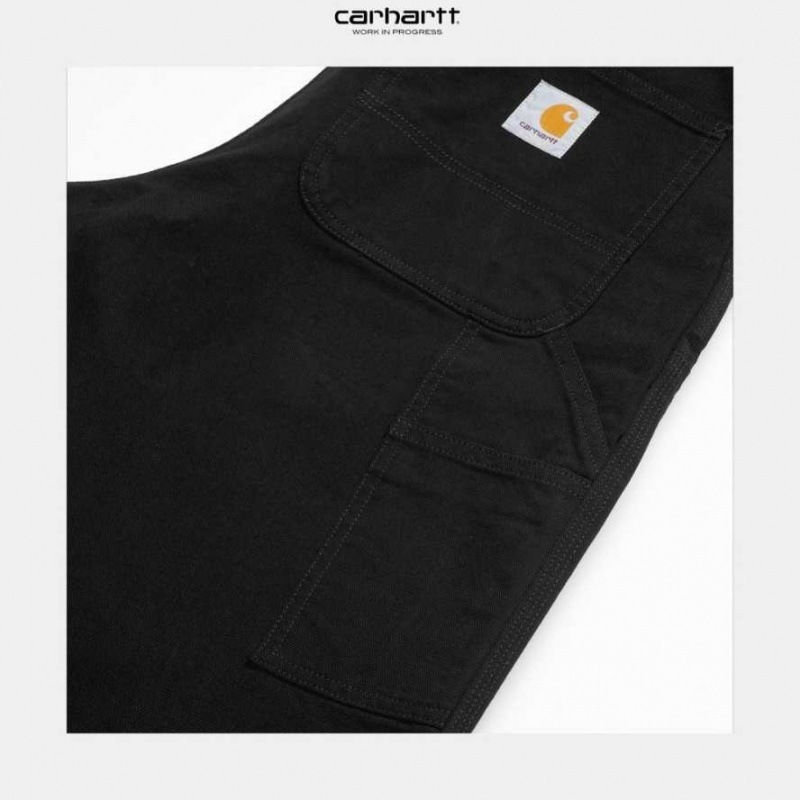 Noir Carhartt Wip Double Knee Pant - Danmark DOS-8474389