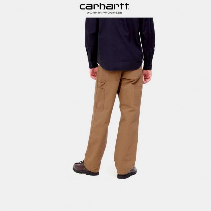 Marron Carhartt Wip Double Knee Pant - Danmark NAH-0293188