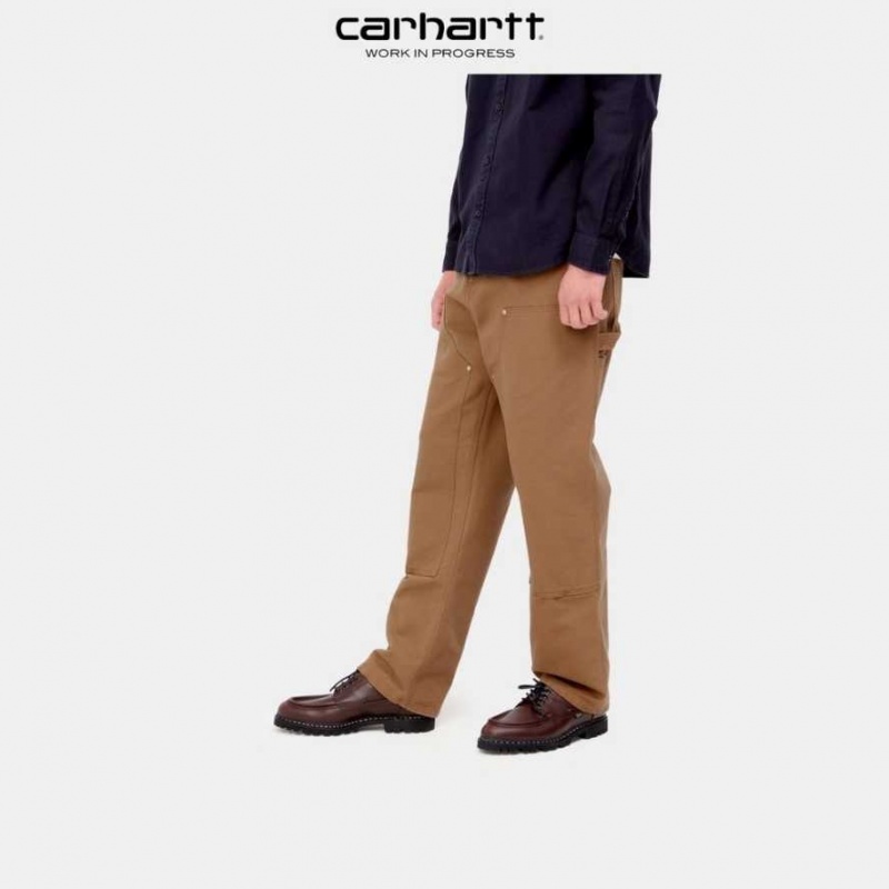 Marron Carhartt Wip Double Knee Pant - Danmark NAH-0293188