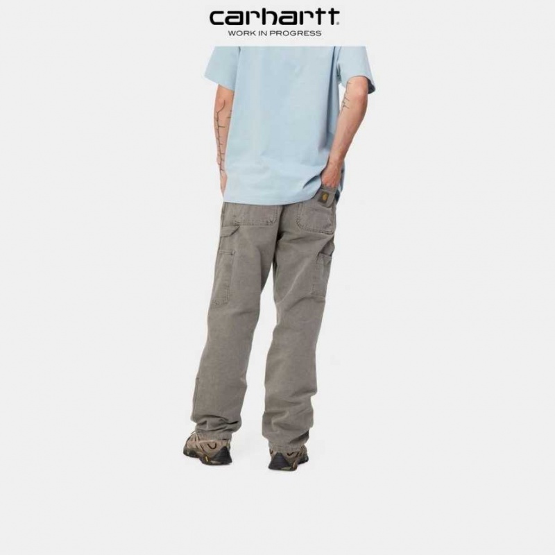 Noir Carhartt Wip Double Knee Pant - Danmark QBI-3609519