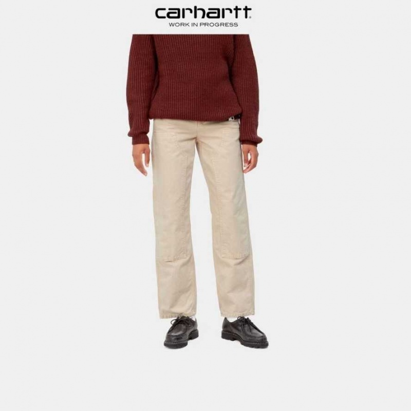 Marron Carhartt Wip Double Knee Pant - Danmark VHR-5431538