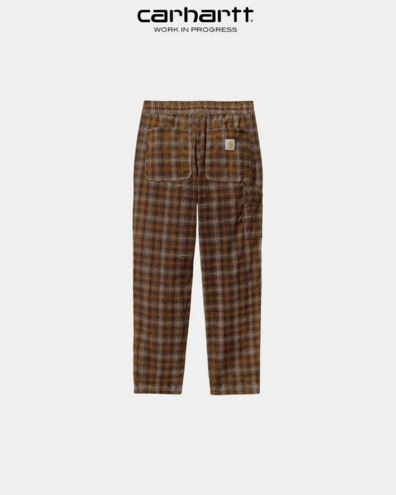 Marron Carhartt Wip Flint Pant - 8 Wale Corduroy - Danmark NLG-3104026