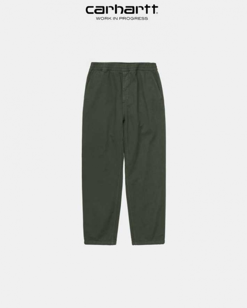 Boxwood Carhartt Wip Flint Pant - Twill - Danmark BHM-9352509