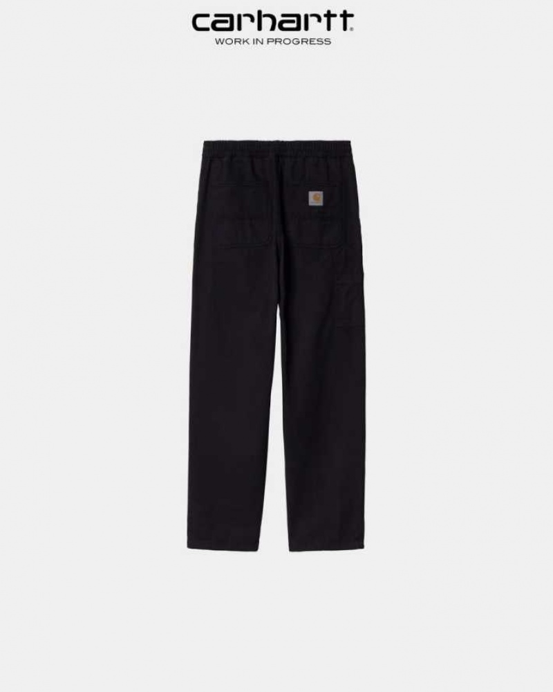 Noir Carhartt Wip Flint Pant - Twill - Danmark EFS-3924377