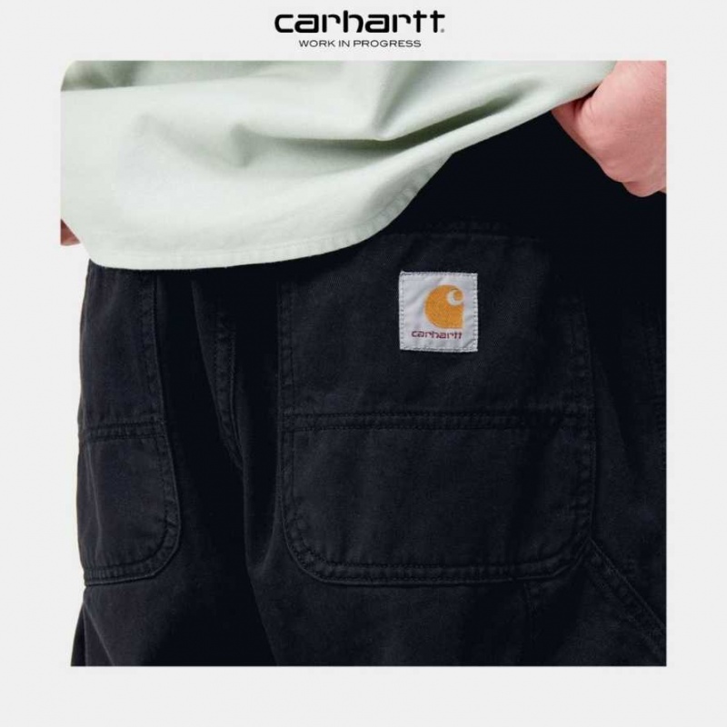 Noir Carhartt Wip Flint Pant - Twill - Danmark EFS-3924377