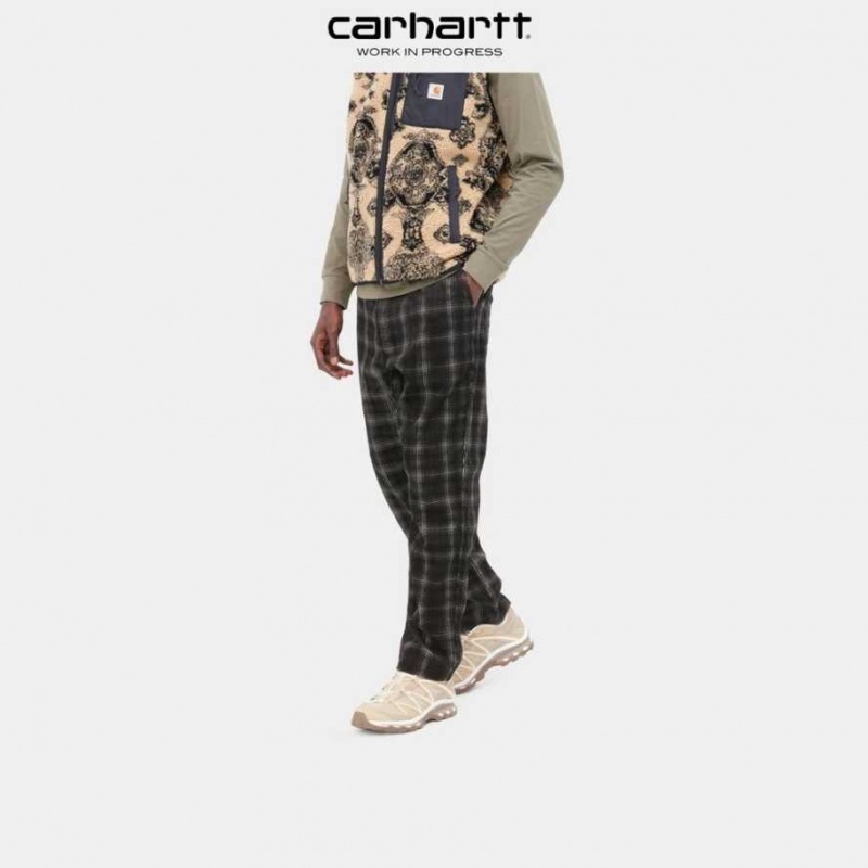 Vulcan Wiley Check Carhartt Wip Flint Pant - 8 Wale Corduroy Vulcan Wiley - Danmark GXQ-5686329