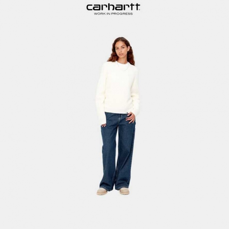 Bleu Carhartt Wip Jens Pant - Denim - Danmark JJC-6656865