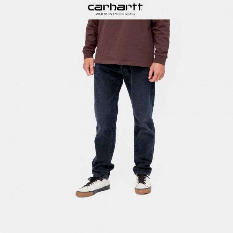 Bleu Carhartt Wip Klondike Pant - Clay Denim - Danmark DBN-5592387