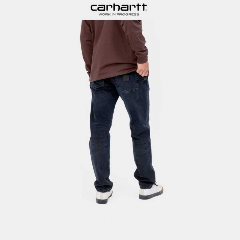 Bleu Carhartt Wip Klondike Pant - Clay Denim - Danmark DBN-5592387