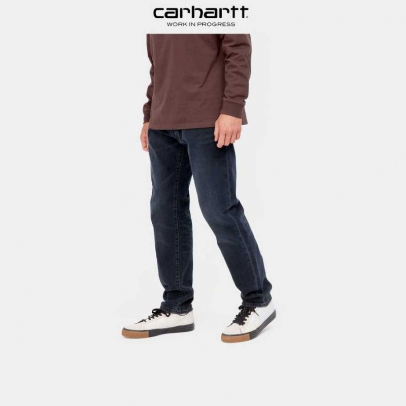 Bleu Carhartt Wip Klondike Pant - Clay Denim - Danmark DBN-5592387