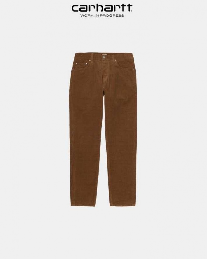 Marron Carhartt Wip Klondike Pant - Corduroy - Danmark SHC-8143106