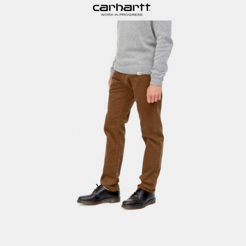 Marron Carhartt Wip Klondike Pant - Corduroy - Danmark SHC-8143106