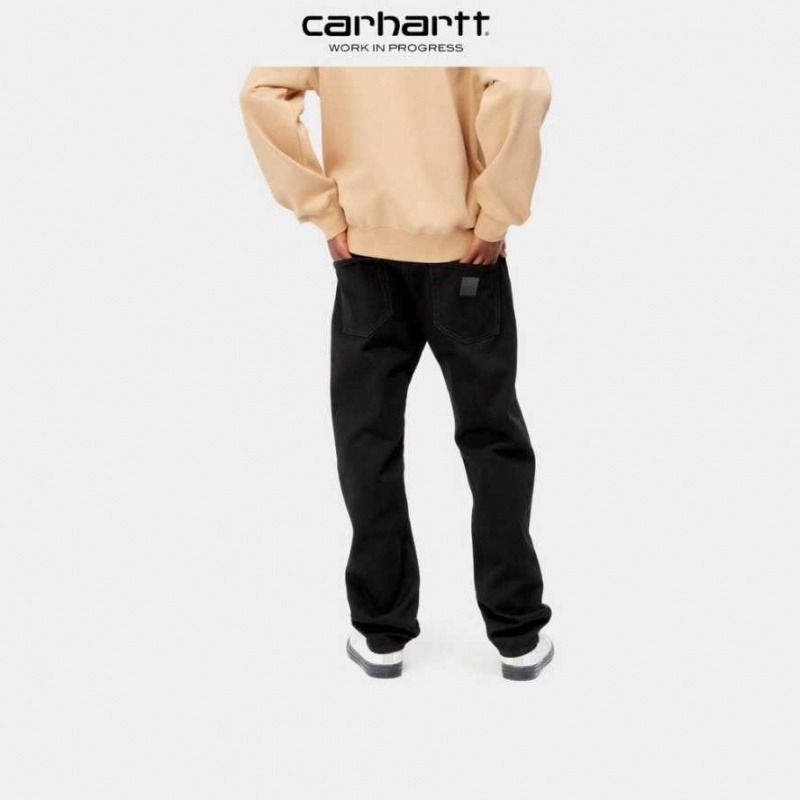 Noir Carhartt Wip Klondike Pant - Maitland Denim - Danmark JOM-9788696