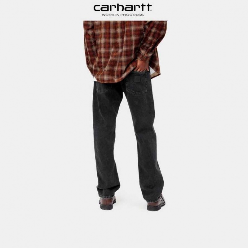 Noir Carhartt Wip Klondike Pant - Maitland Denim - Danmark FSI-8763349