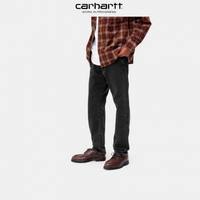 Noir Carhartt Wip Klondike Pant - Maitland Denim - Danmark FSI-8763349