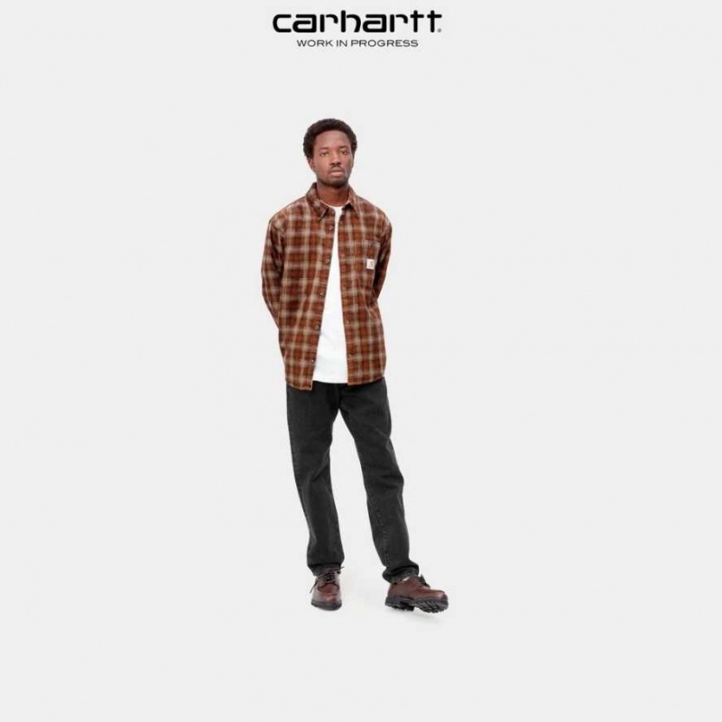 Noir Carhartt Wip Klondike Pant - Maitland Denim - Danmark FSI-8763349