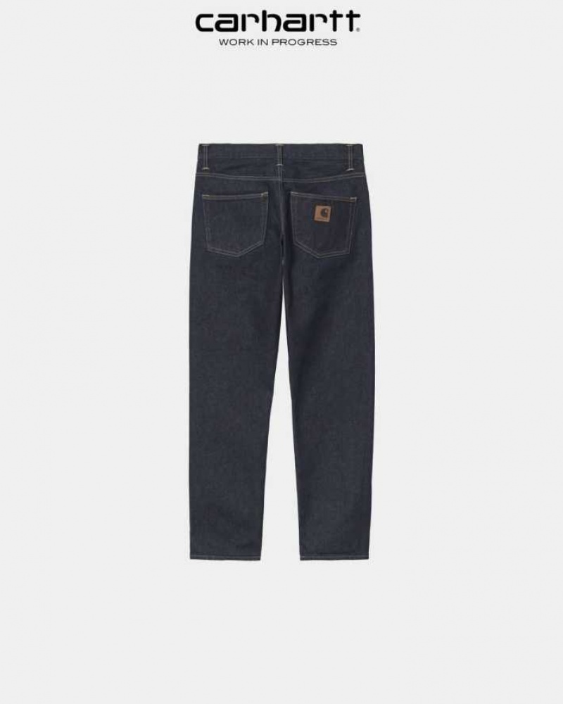 Bleu Carhartt Wip Klondike Pant - Maitland Denim - Danmark MUS-4373405