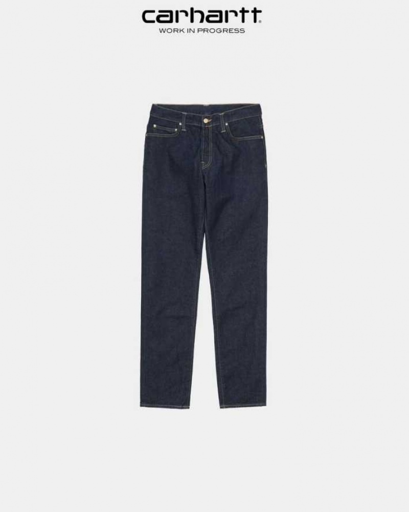 Bleu Carhartt Wip Klondike Pant - Stretch Denim - Danmark ZJP-3371322