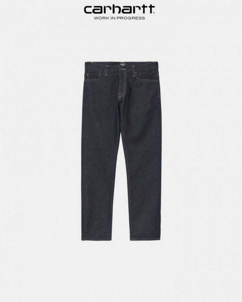 Bleu Carhartt Wip Klondike Pant - Maitland Denim - Danmark MUS-4373405