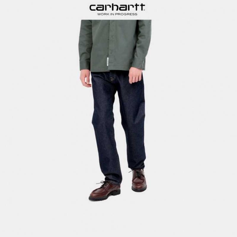 Bleu Carhartt Wip Klondike Pant - Maitland Denim - Danmark MUS-4373405