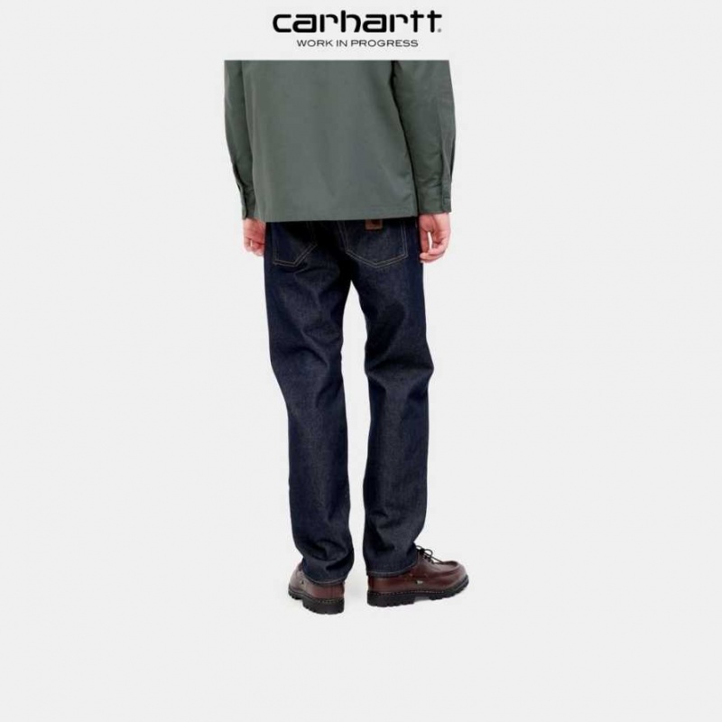 Bleu Carhartt Wip Klondike Pant - Maitland Denim - Danmark MUS-4373405