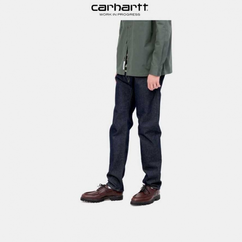 Bleu Carhartt Wip Klondike Pant - Maitland Denim - Danmark MUS-4373405