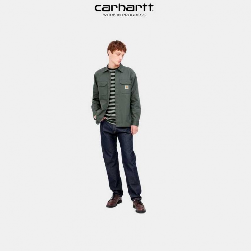 Bleu Carhartt Wip Klondike Pant - Maitland Denim - Danmark MUS-4373405