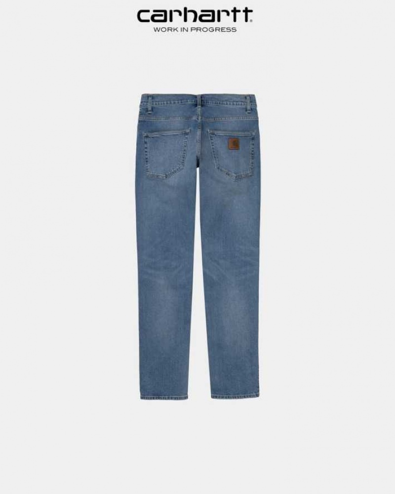 Bleu Carhartt Wip Klondike Pant - Stretch Denim - Danmark DQO-3317284