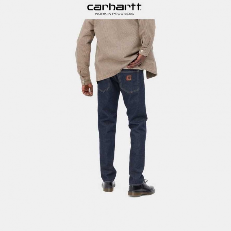 Bleu Carhartt Wip Klondike Pant - Stretch Denim - Danmark ZJP-3371322