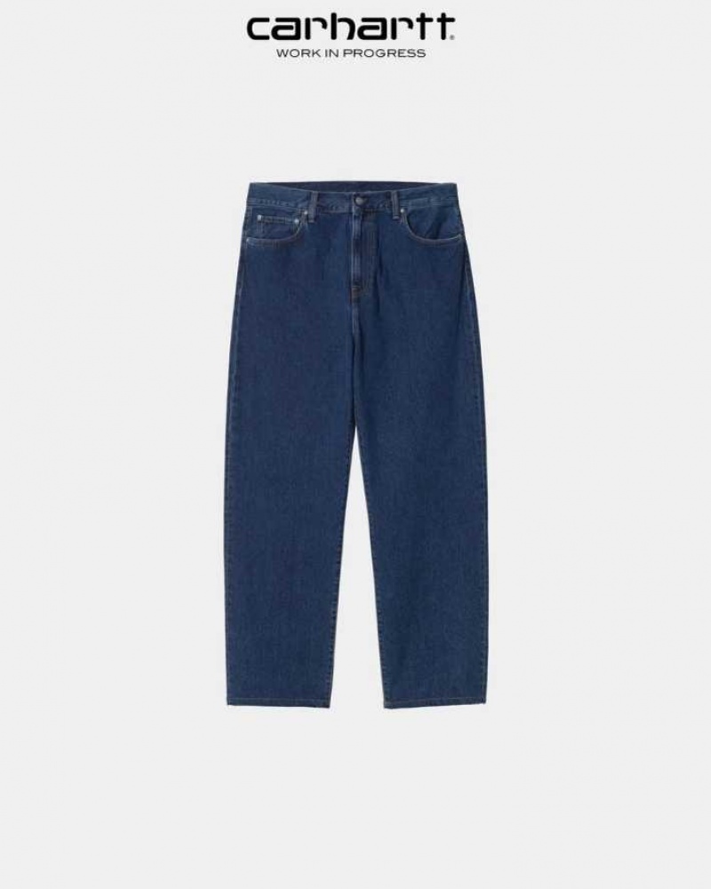 Bleu Carhartt Wip Landon Pant - Danmark QHL-6650121