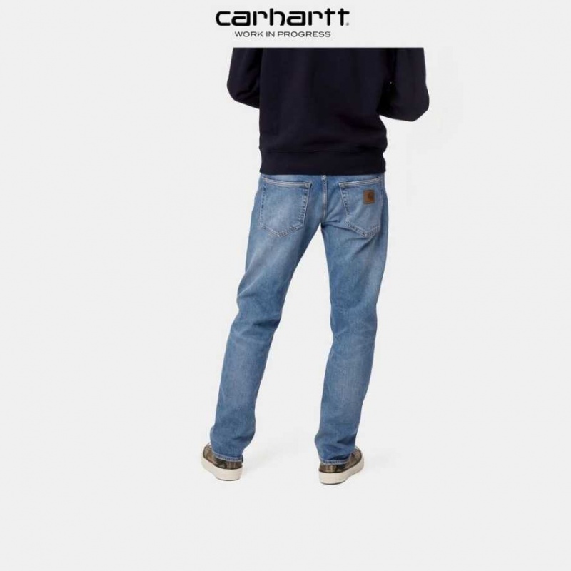 Bleu Carhartt Wip Klondike Pant - Stretch Denim - Danmark DQO-3317284