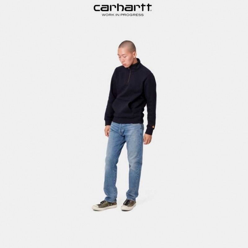 Bleu Carhartt Wip Klondike Pant - Stretch Denim - Danmark DQO-3317284