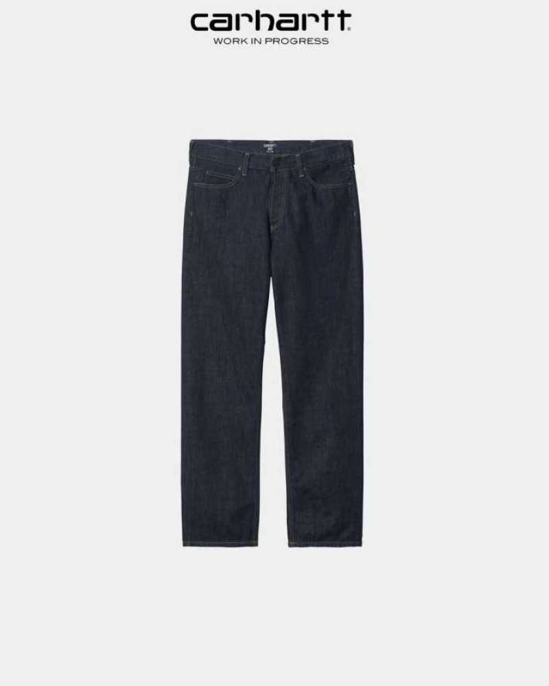 Bleu Carhartt Wip Marlow Pant - Danmark UEE-4601120