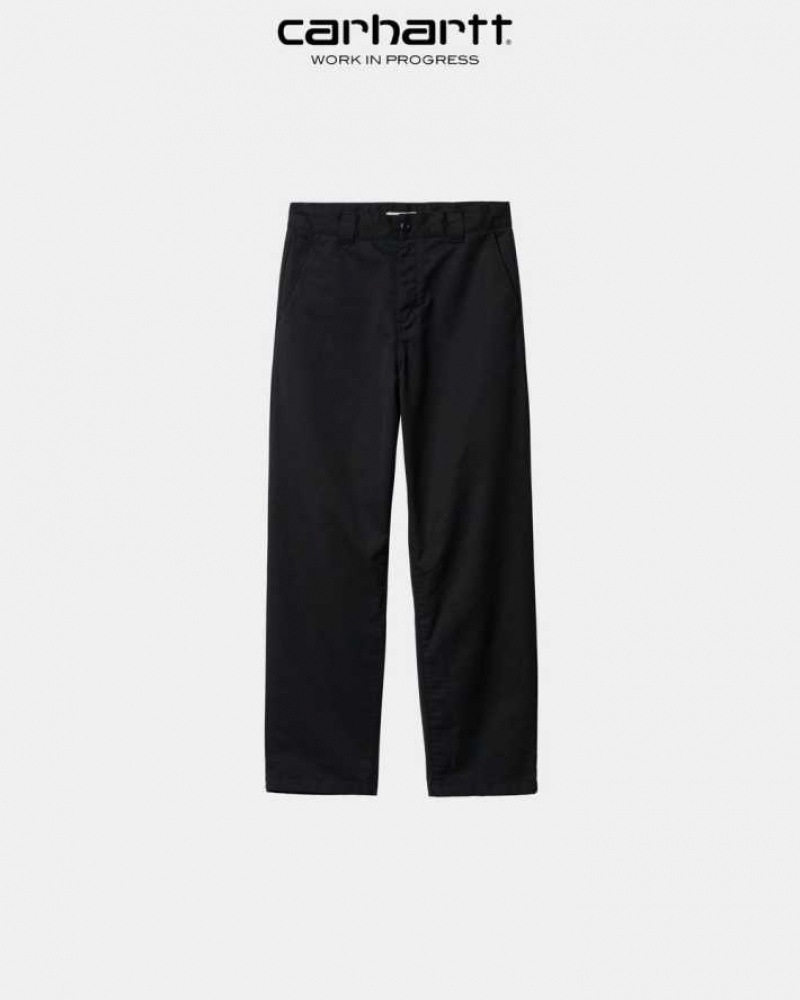 Noir Carhartt Wip Master Pant - Twill - Danmark UEL-5920467