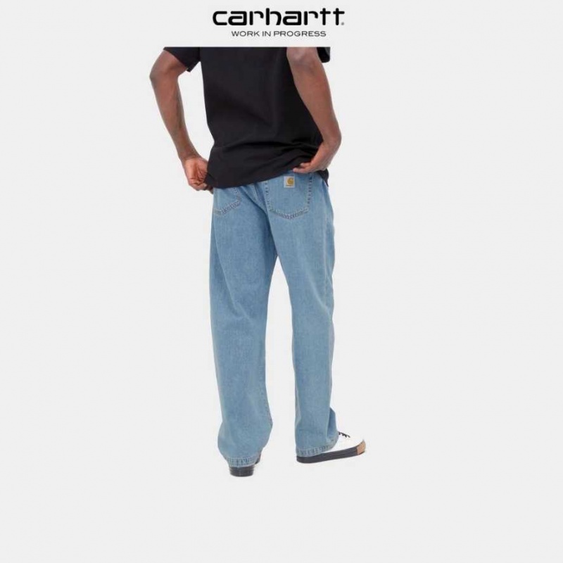 Bleu Carhartt Wip Landon Pant - Danmark AJU-0820669