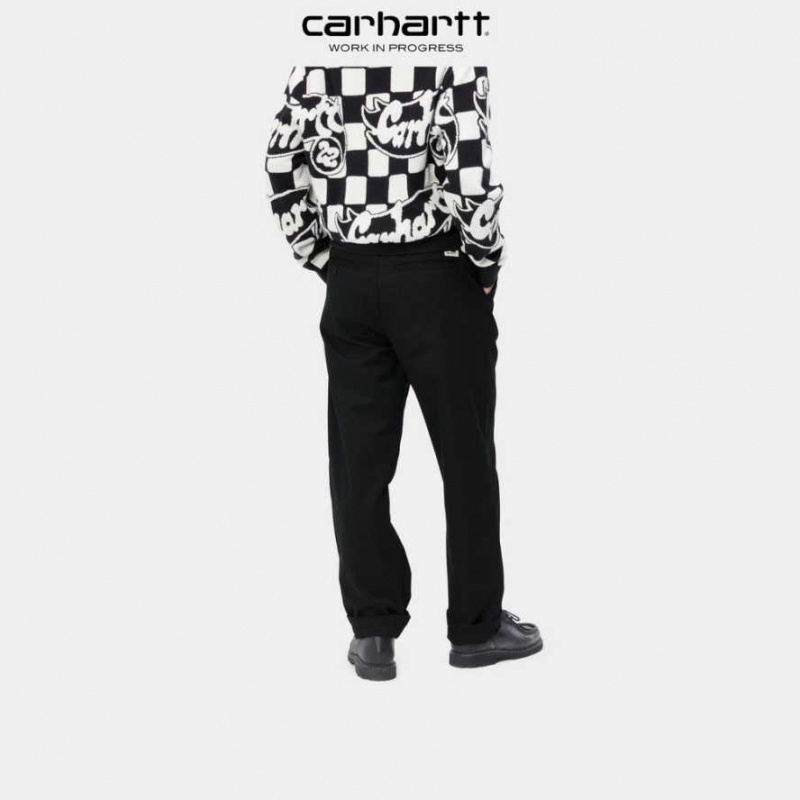 Noir Carhartt Wip Master Pant - Twill - Danmark UEL-5920467