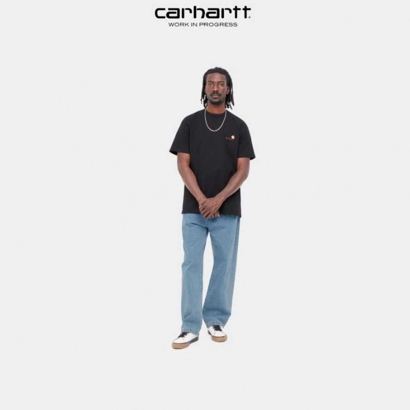 Bleu Carhartt Wip Landon Pant - Danmark AJU-0820669