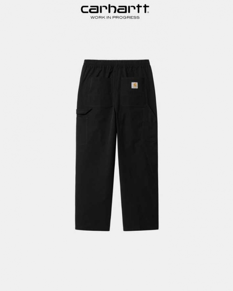 Noir Carhartt Wip Montana Pant - Danmark PEY-3992533