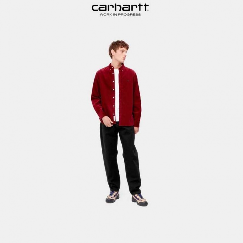 Noir Carhartt Wip Newel Pant - Danmark LSW-4263934