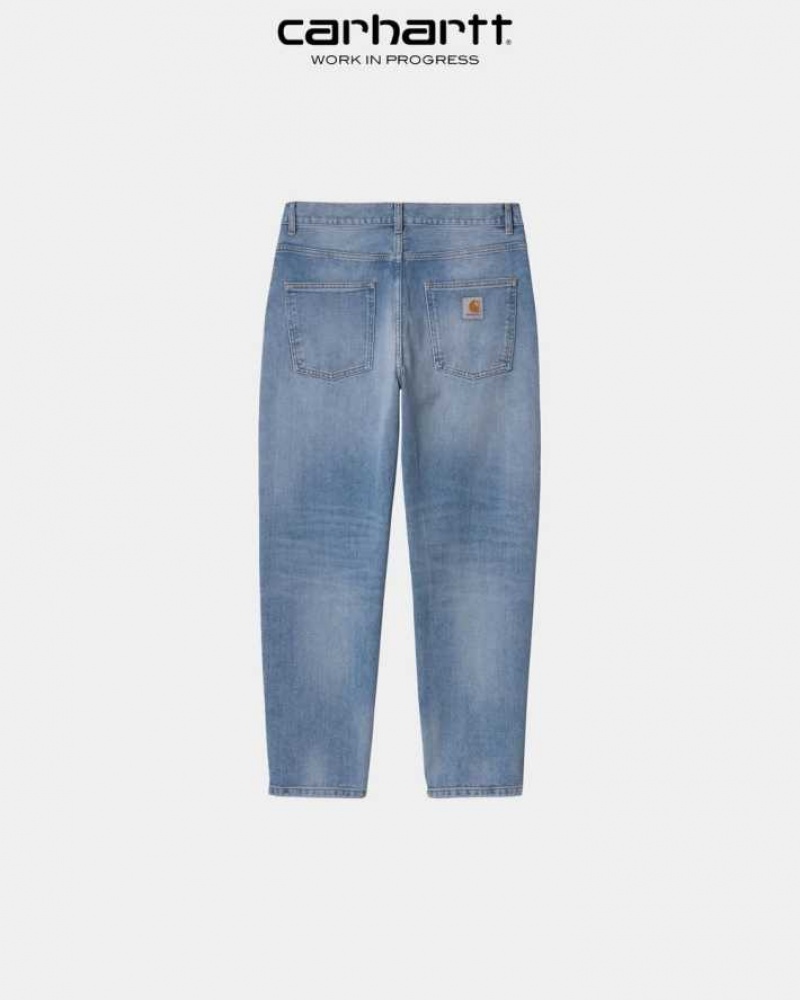 Bleu Carhartt Wip Newel Pant - Danmark LZF-5837813