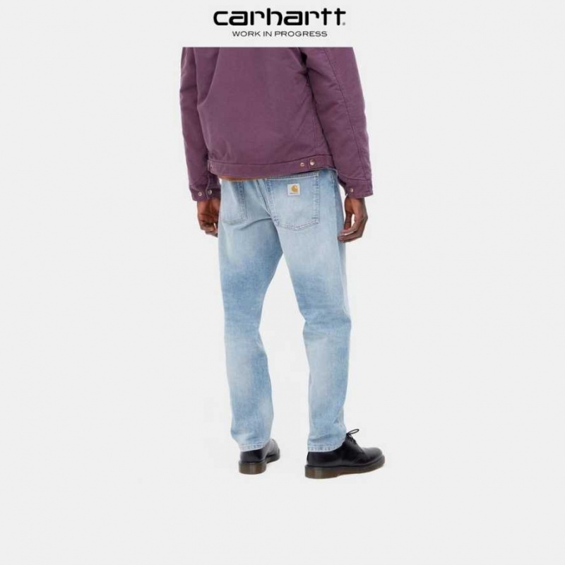 Bleu Carhartt Wip Newel Pant - Danmark LZF-5837813