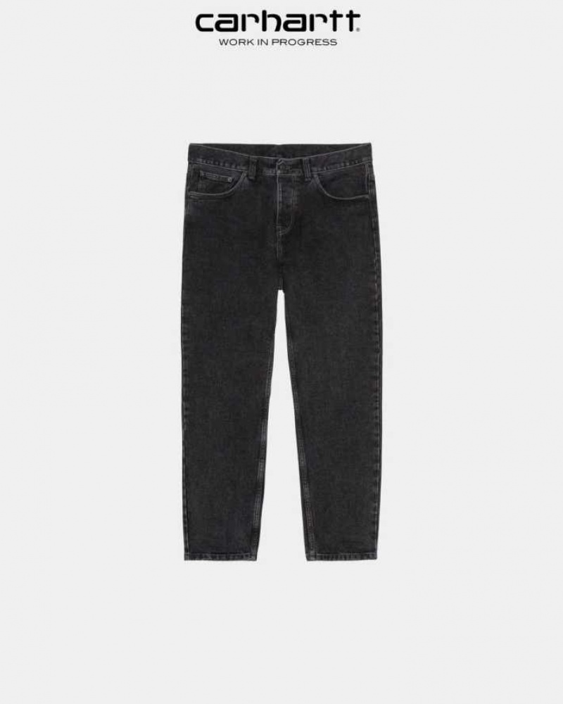 Noir Carhartt Wip Newel Pant - Danmark LCM-7627394