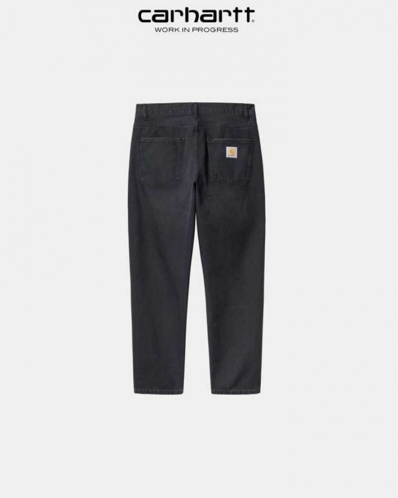 Soot (aged canvas) Carhartt Wip Newel Pant Soot (aged - Danmark QDQ-7214112