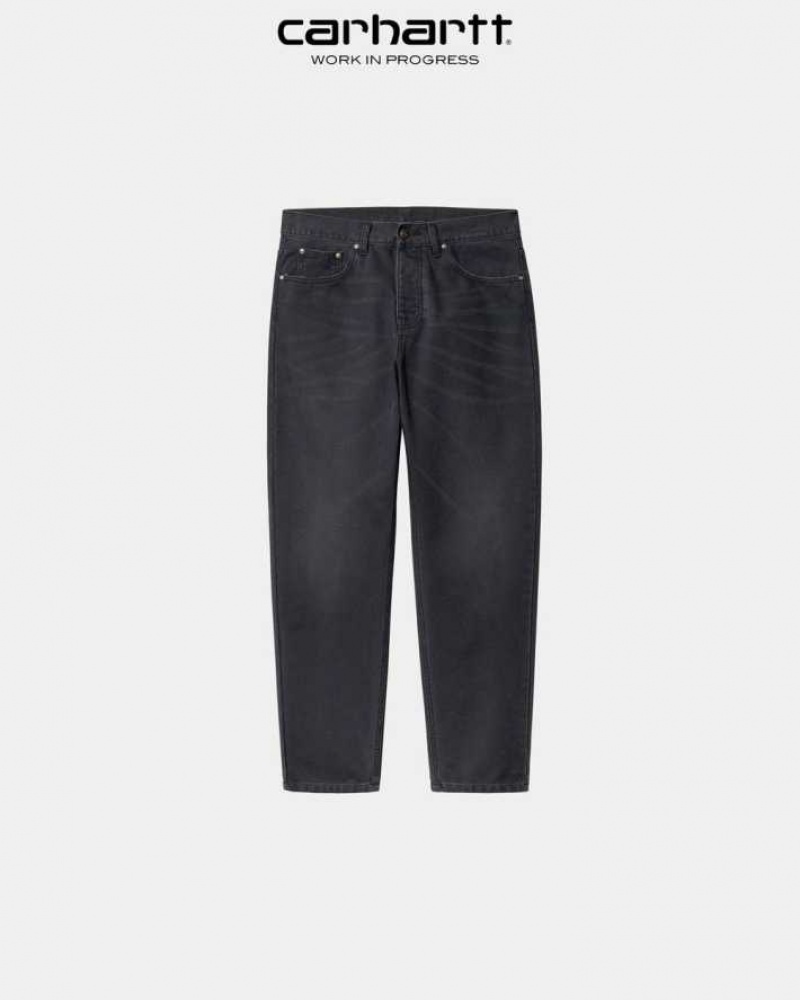 Soot (aged canvas) Carhartt Wip Newel Pant Soot (aged - Danmark QDQ-7214112