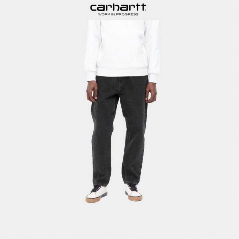 Noir Carhartt Wip Newel Pant - Danmark LCM-7627394