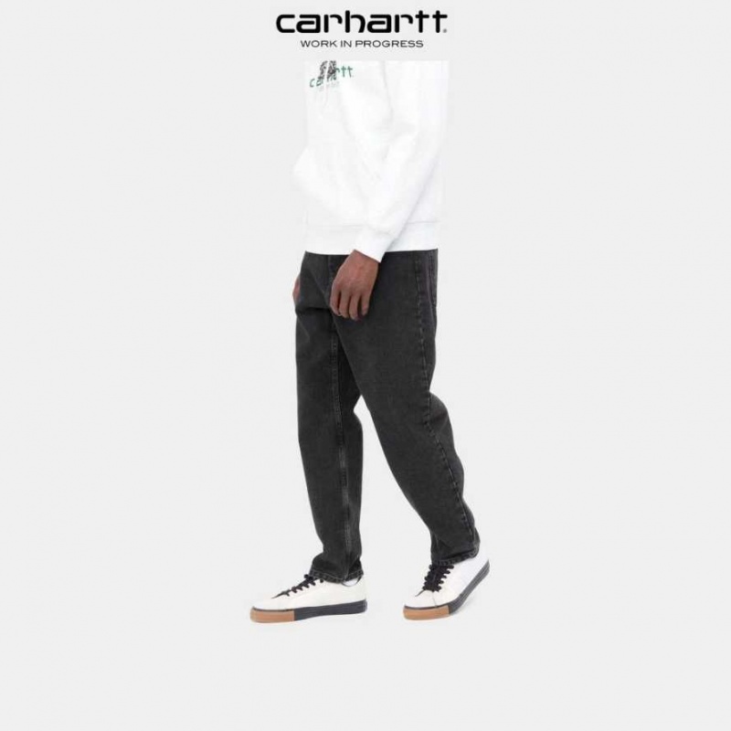 Noir Carhartt Wip Newel Pant - Danmark LCM-7627394